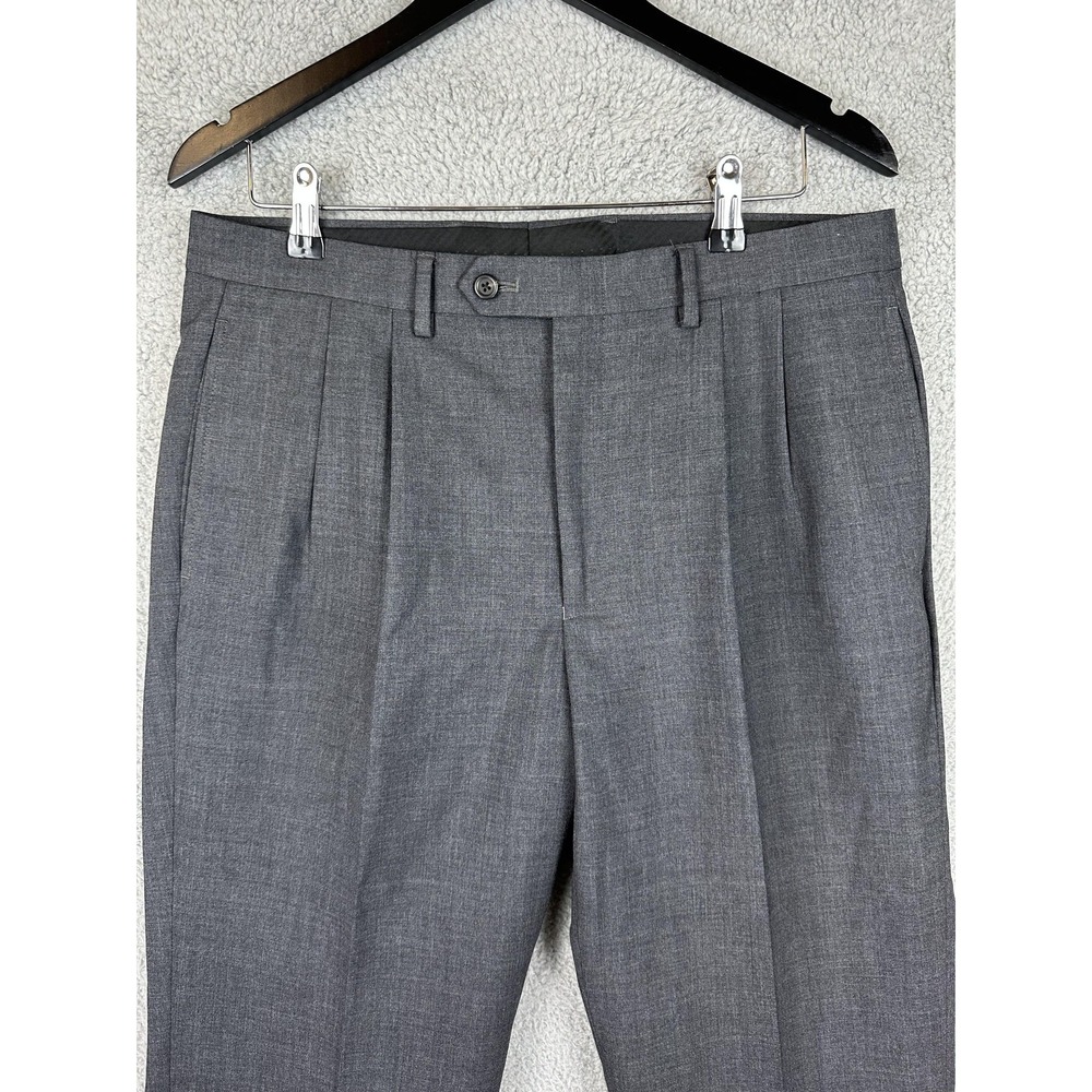 Lauren Ralph Lauren Pants Mens 34x34 Wool Total Comfort Pleated Dress Slacks